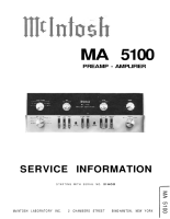 McIntosh MA-5100 - Service manual